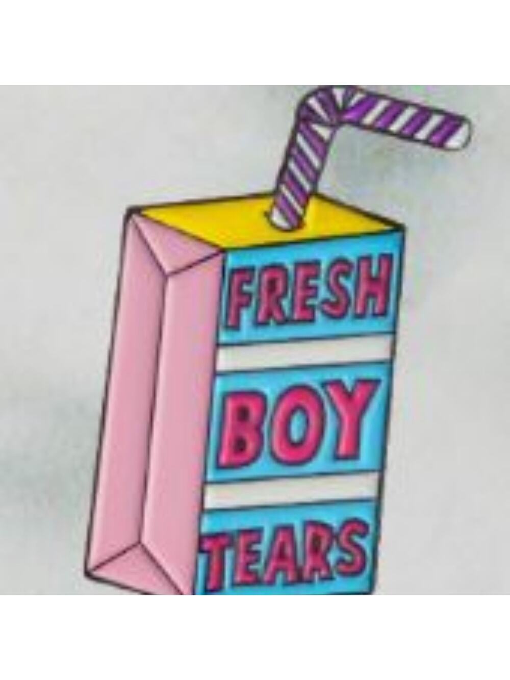 Fresh Boy Tears Pin Brooch